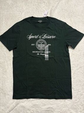 Old Navy Men’s Sport & Leisure Dark Green Graphic Tee